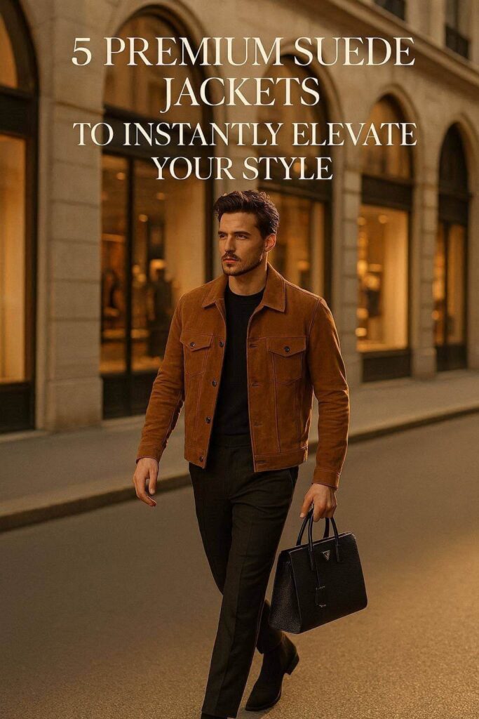 5 premium suede jackets to elevate