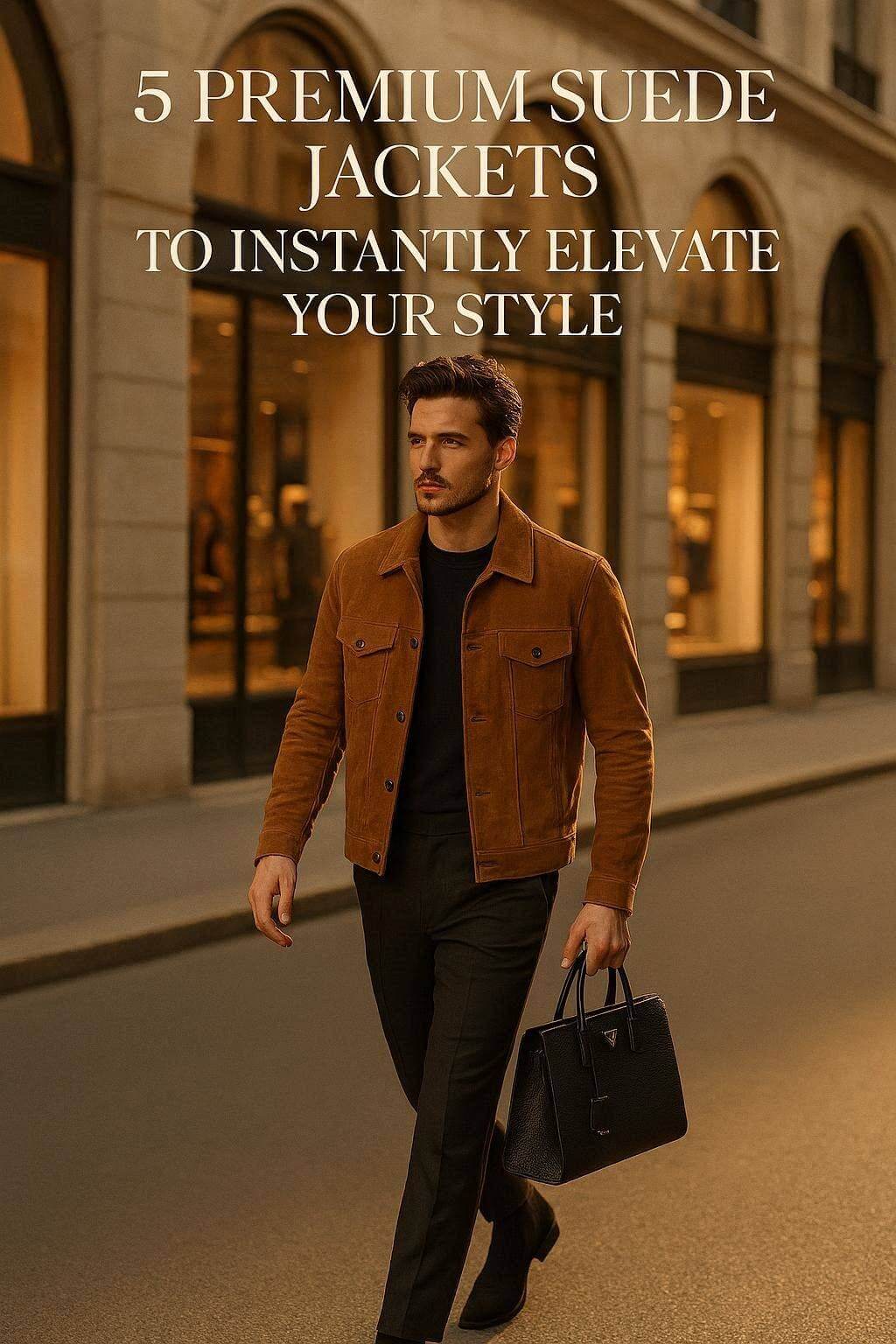 5 premium suede jackets to elevate