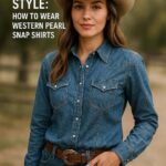 casual cowgirl style how to wear western pearl snap shirt