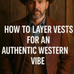 how to layer vests for an authentic western vibe