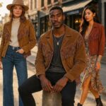 the trendiest ways to style a suede fringe jacket right now