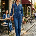 the ultimate chic denim jumpsuit styling guide