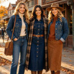 classic western fall outfits for women timeless denim boots and layers