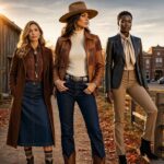 modern western fall outfits for women cowgirl looks