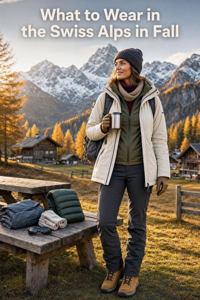 what to wear in the swiss alps in fall for women