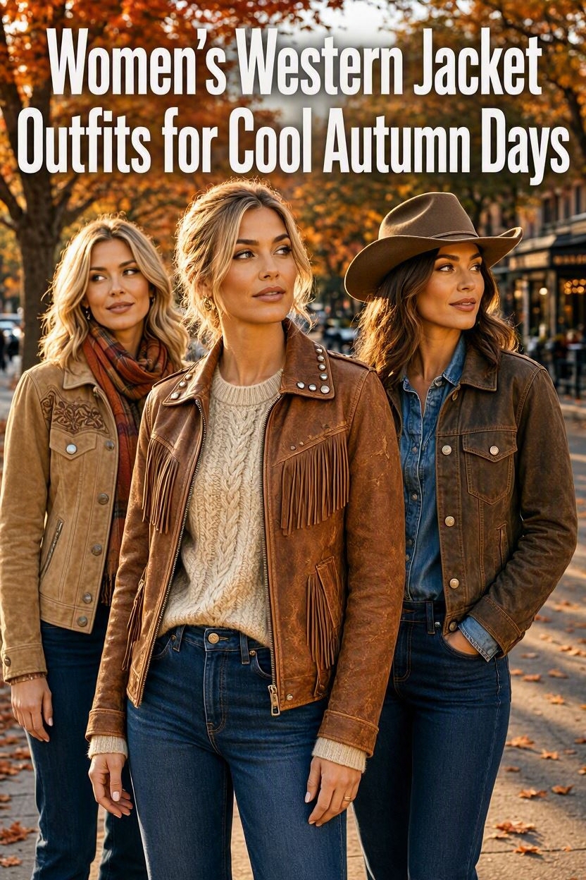 western women jacket outfits for autumn days